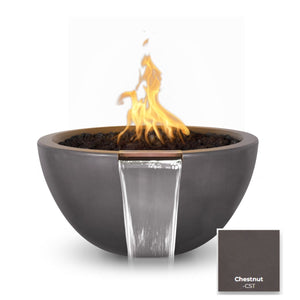 The Outdoor Plus Luna Concrete Fire & Water Bowl.