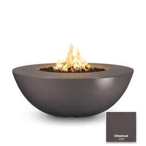 The Outdoor Plus Sedona Wide Ledge Concrete Fire Pit.