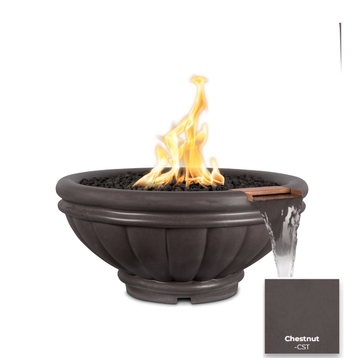 The Outdoor Plus Roma Concrete Fire & Water Bowl.