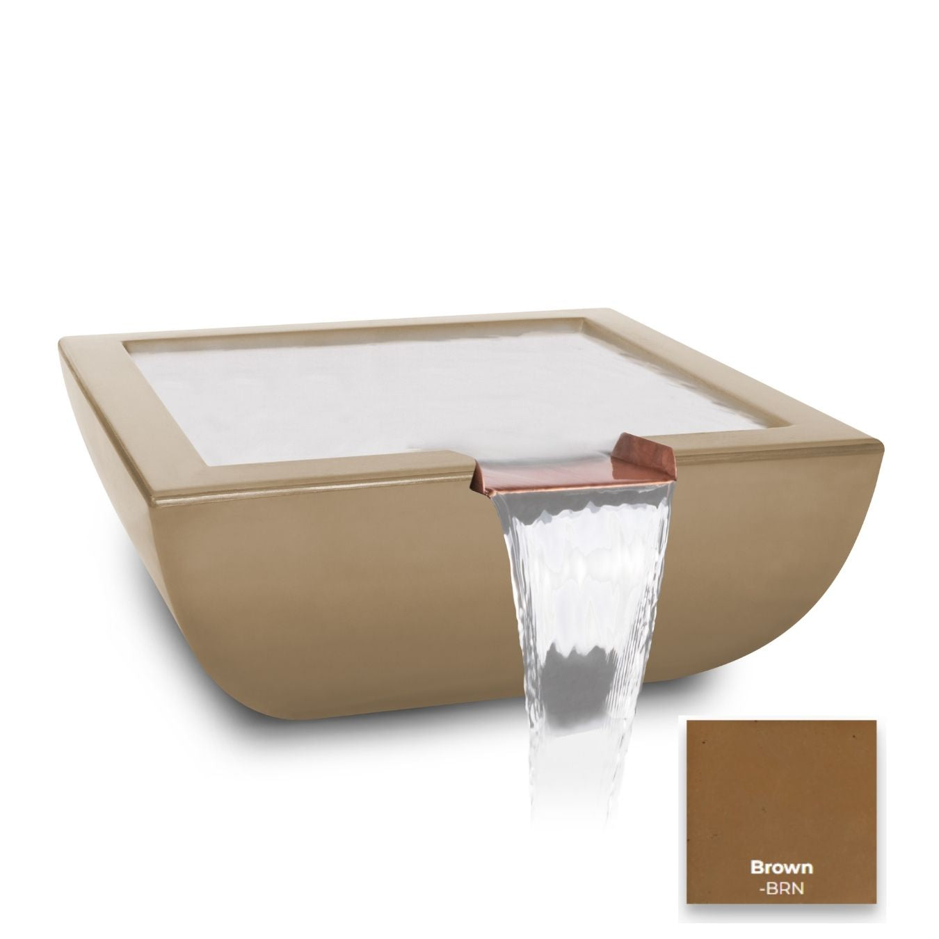 The Outdoor Plus Avalon Concrete Water Bowl.