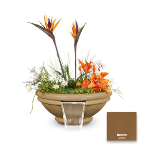 The Outdoor Plus Roma Concrete Planter & Water Bowl.