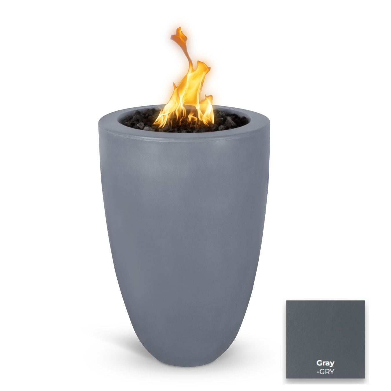 The Outdoor Plus Castillo Concrete Fire Pillar.