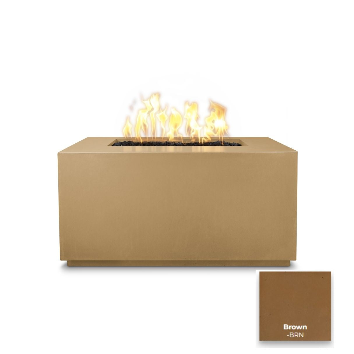 The Outdoor Plus Pismo Concrete Gas Fire Pit.