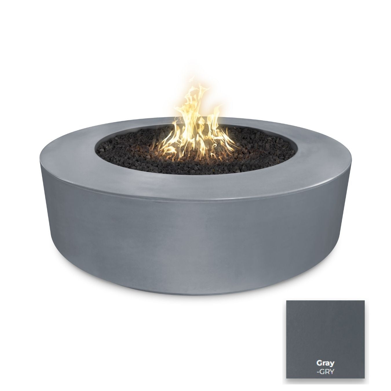 The Outdoor Plus Florence Concrete Fire Pit 72".