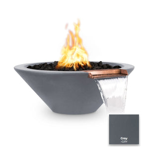 The Outdoor Plus Cazo Concrete Fire & Water Bowl.