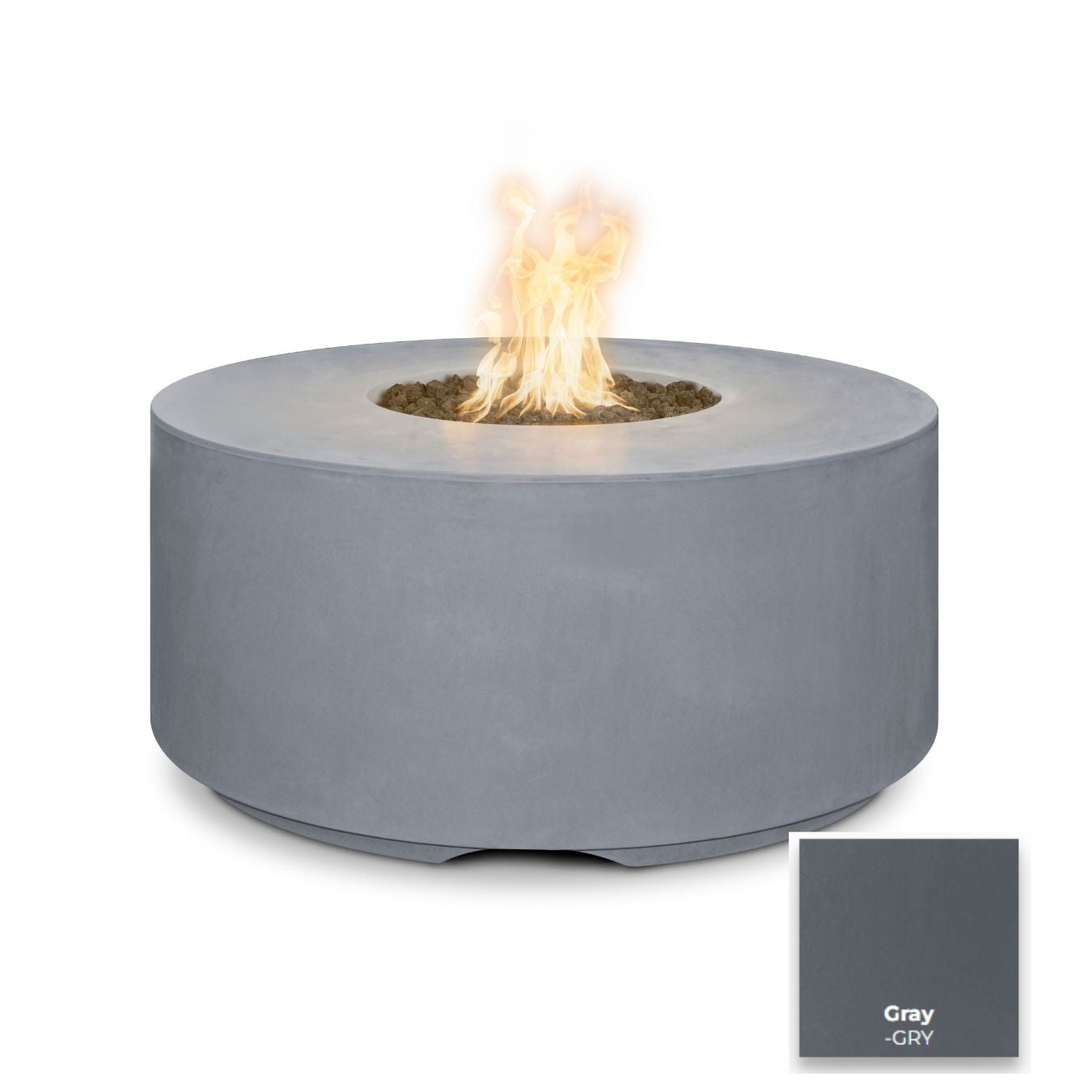 The Outdoor Plus 46" Florence Concrete Fire Pit - 20" Tall.