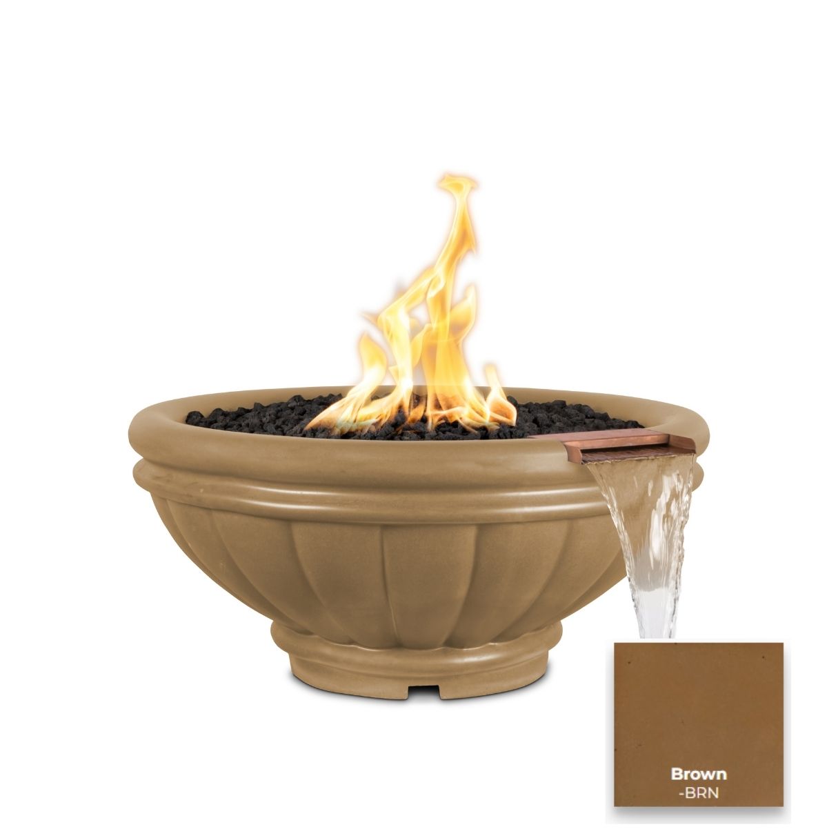 The Outdoor Plus Roma Concrete Fire & Water Bowl.