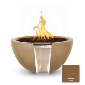 The Outdoor Plus Luna Concrete Fire & Water Bowl.
