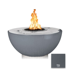 The Outdoor Plus Sedona 360° Concrete Fire & Water Bowl.