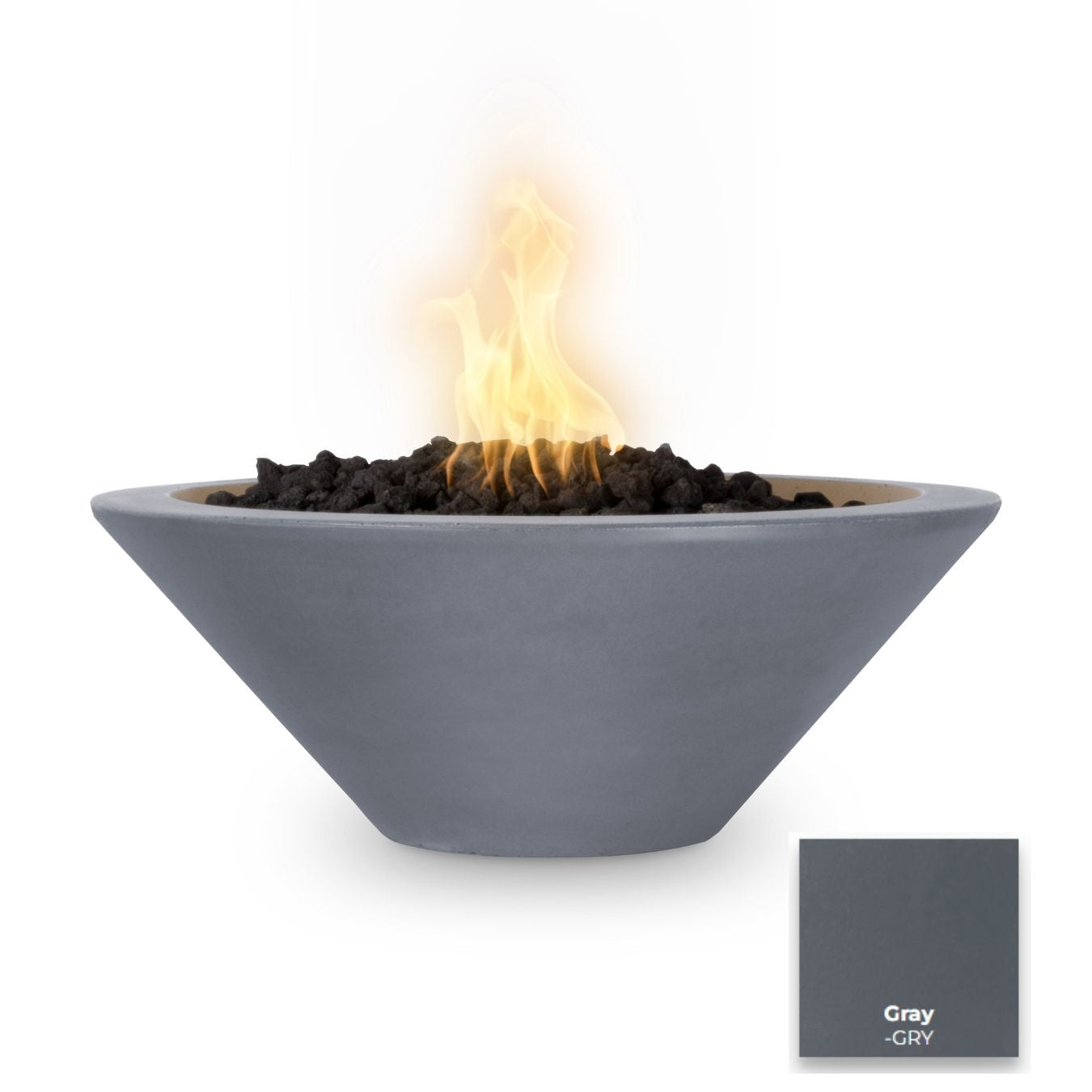 The Outdoor Plus Cazo Concrete Fire Bowl.