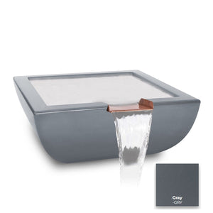 The Outdoor Plus Avalon Concrete Water Bowl.