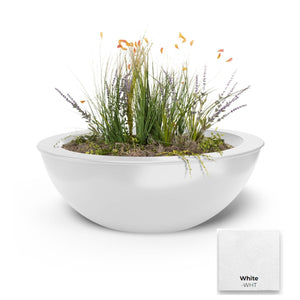 The Outdoor Plus Sedona Powdercoated Steel Planter Bowl.