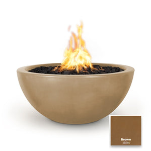 The Outdoor Plus Luna Concrete Fire Pit.