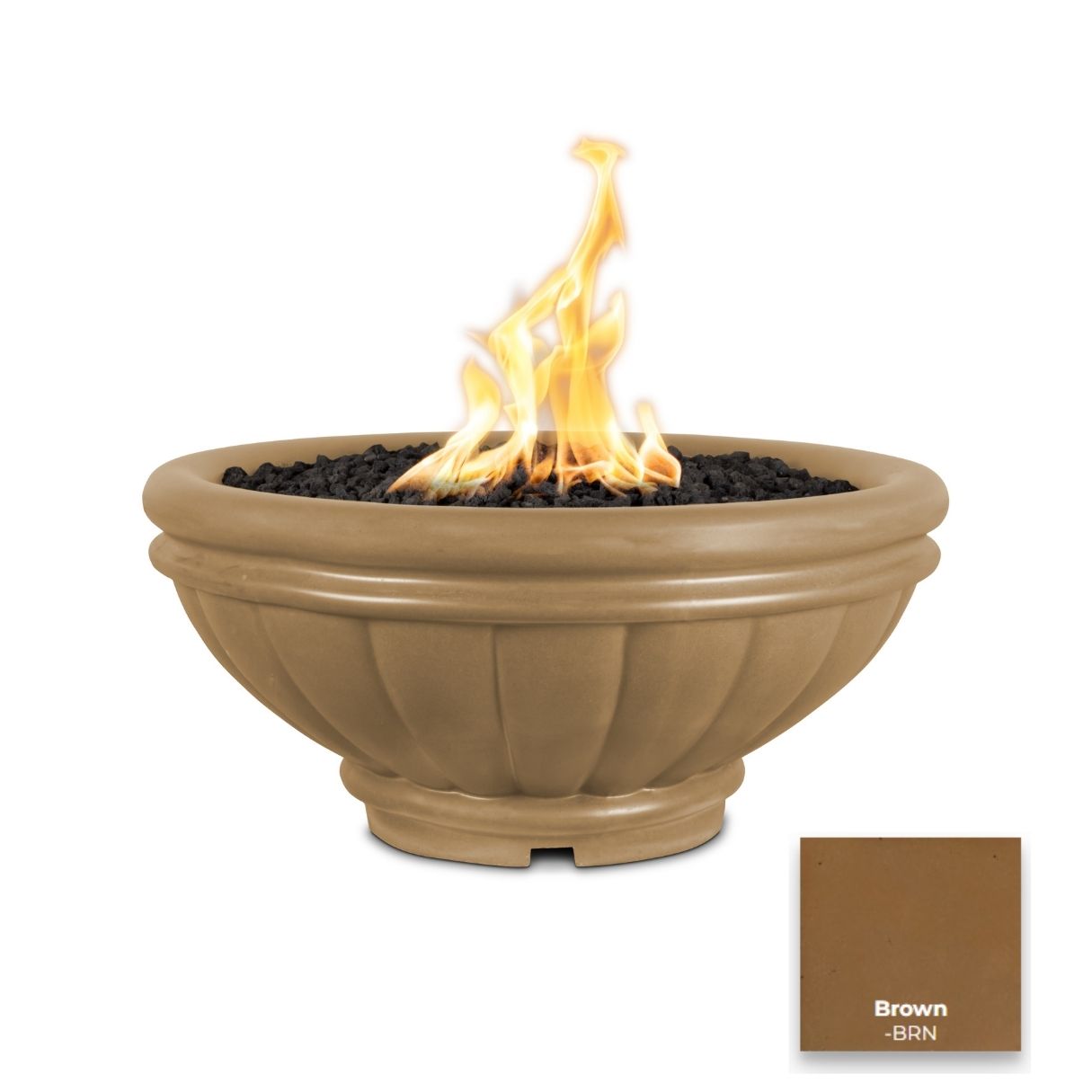The Outdoor Plus Roma Concrete Fire Bowl.