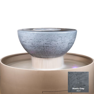 The Outdoor Plus Sedona Self Contained Fire Bowl Unit 360°.