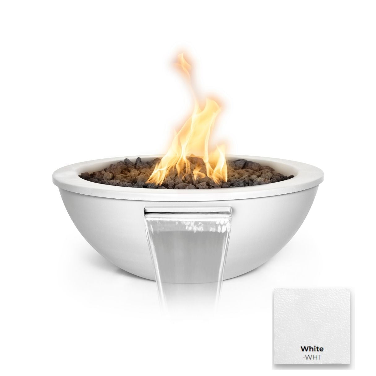 The Outdoor Plus Sedona Powdercoated Steel Fire & Water Bowl.