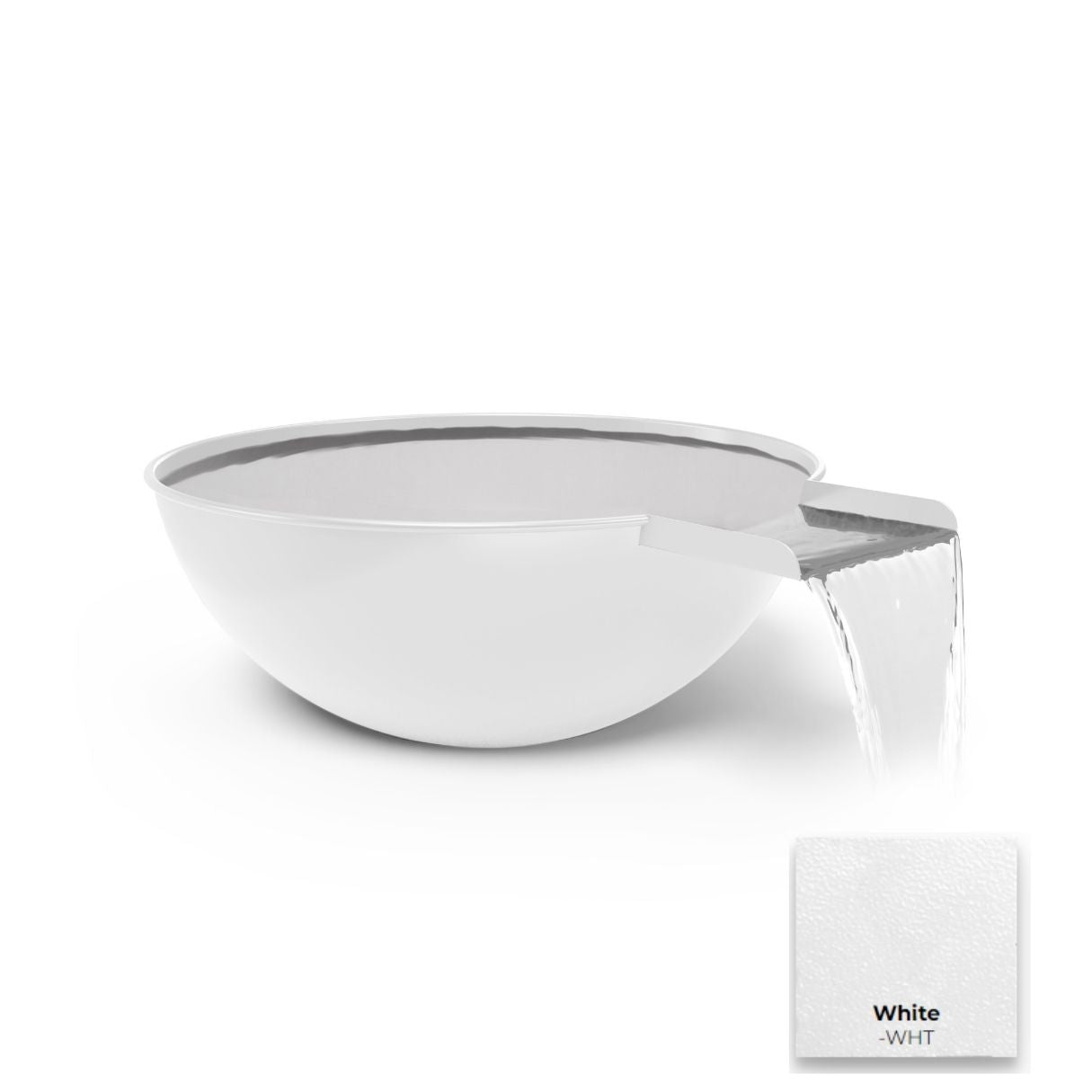The Outdoor Plus Sedona Powder coated Steel Water Bowl.