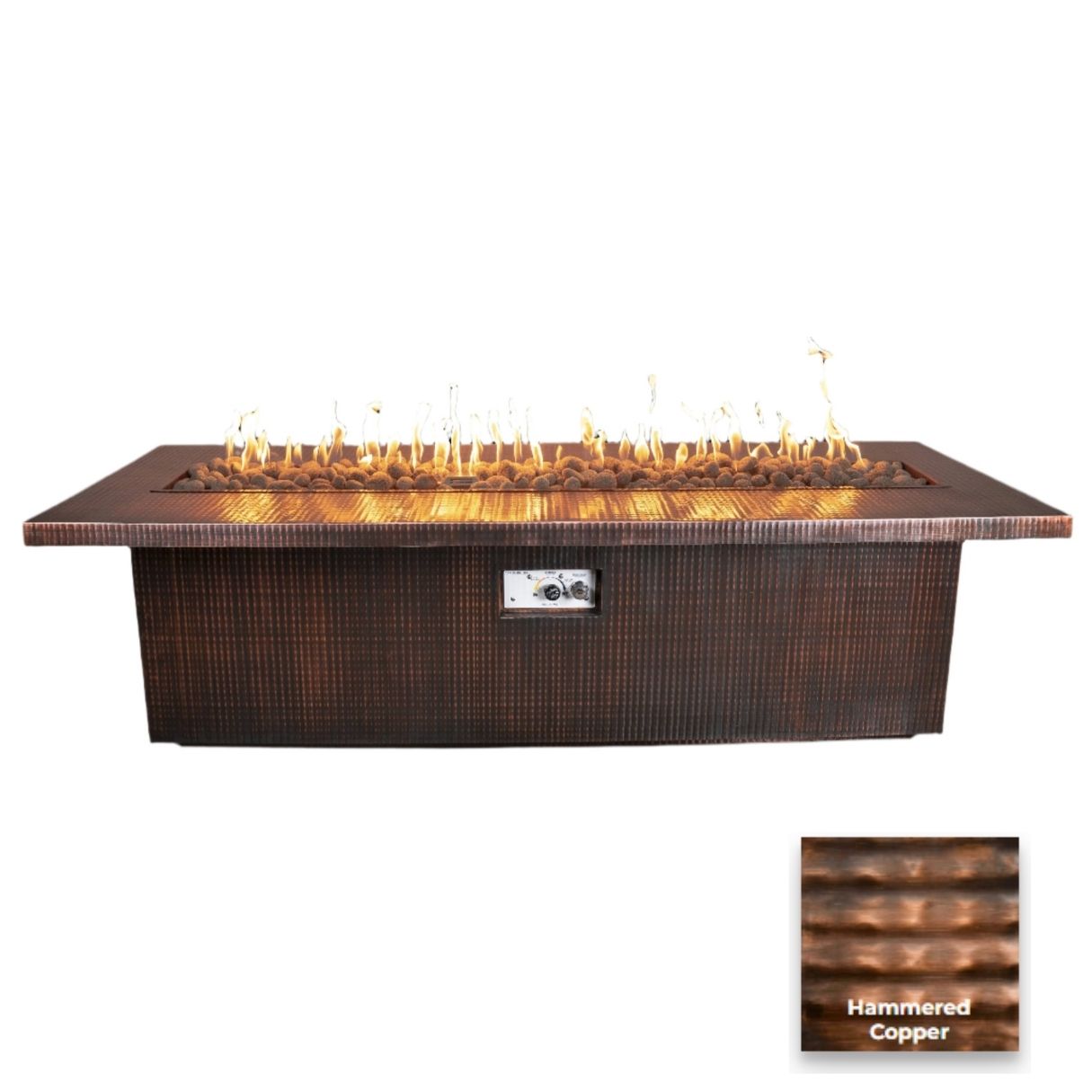 The Outdoor Plus Fremont Metal Fire Pit - 24" Tall.