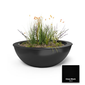 The Outdoor Plus Sedona Powdercoated Steel Planter Bowl.