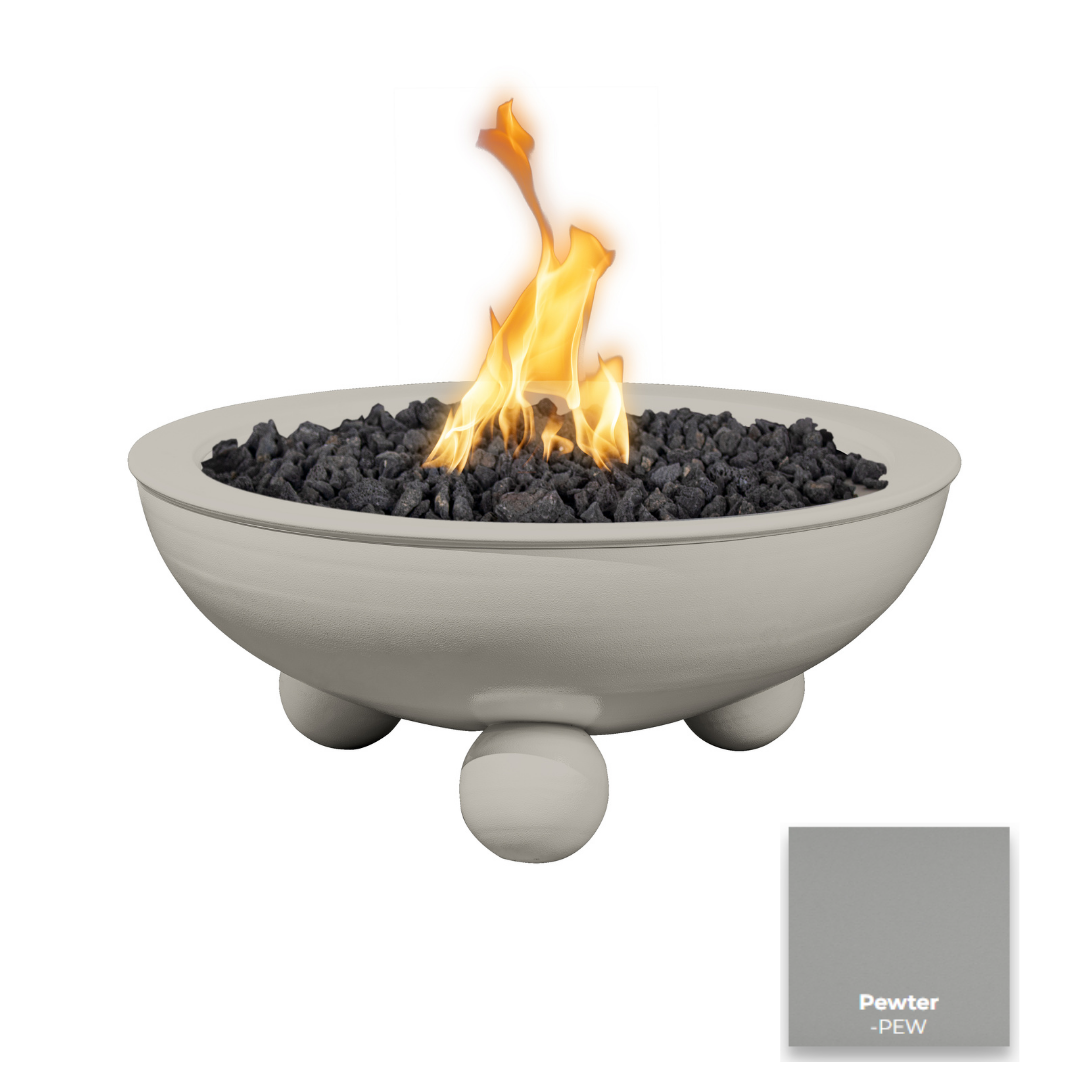 The Outdoor Plus Sedona Fire Bowl with Round Legs.