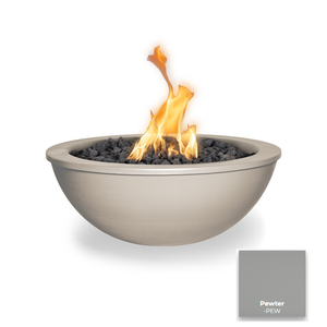 The Outdoor Plus Sedona Powdercoated Steel Fire Bowl.