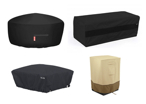 The Outdoor Plus Laguna Wood Grain Concrete Fire Table.
