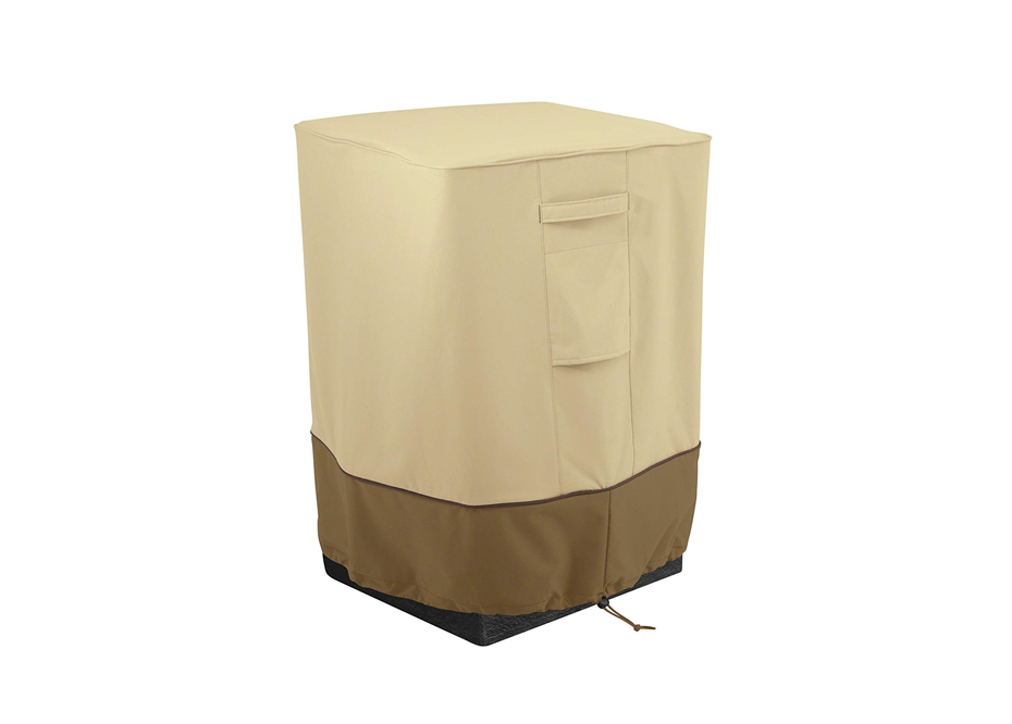 The Outdoor Plus Baston Concrete Fire Pillar.