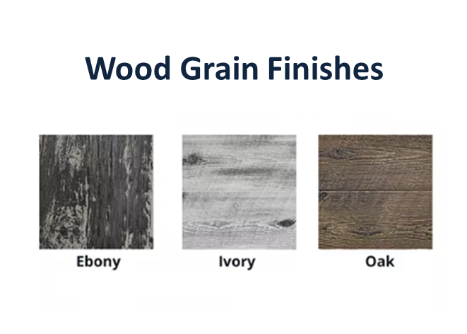 The Outdoor Plus Cazo Wood Grain Concrete Fire & Water Bowl.
