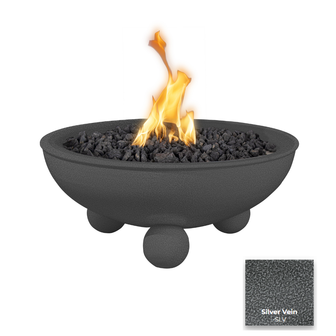 The Outdoor Plus Sedona Fire Bowl with Round Legs.