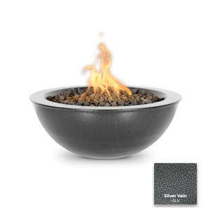 The Outdoor Plus Sedona Powdercoated Steel Fire Bowl.