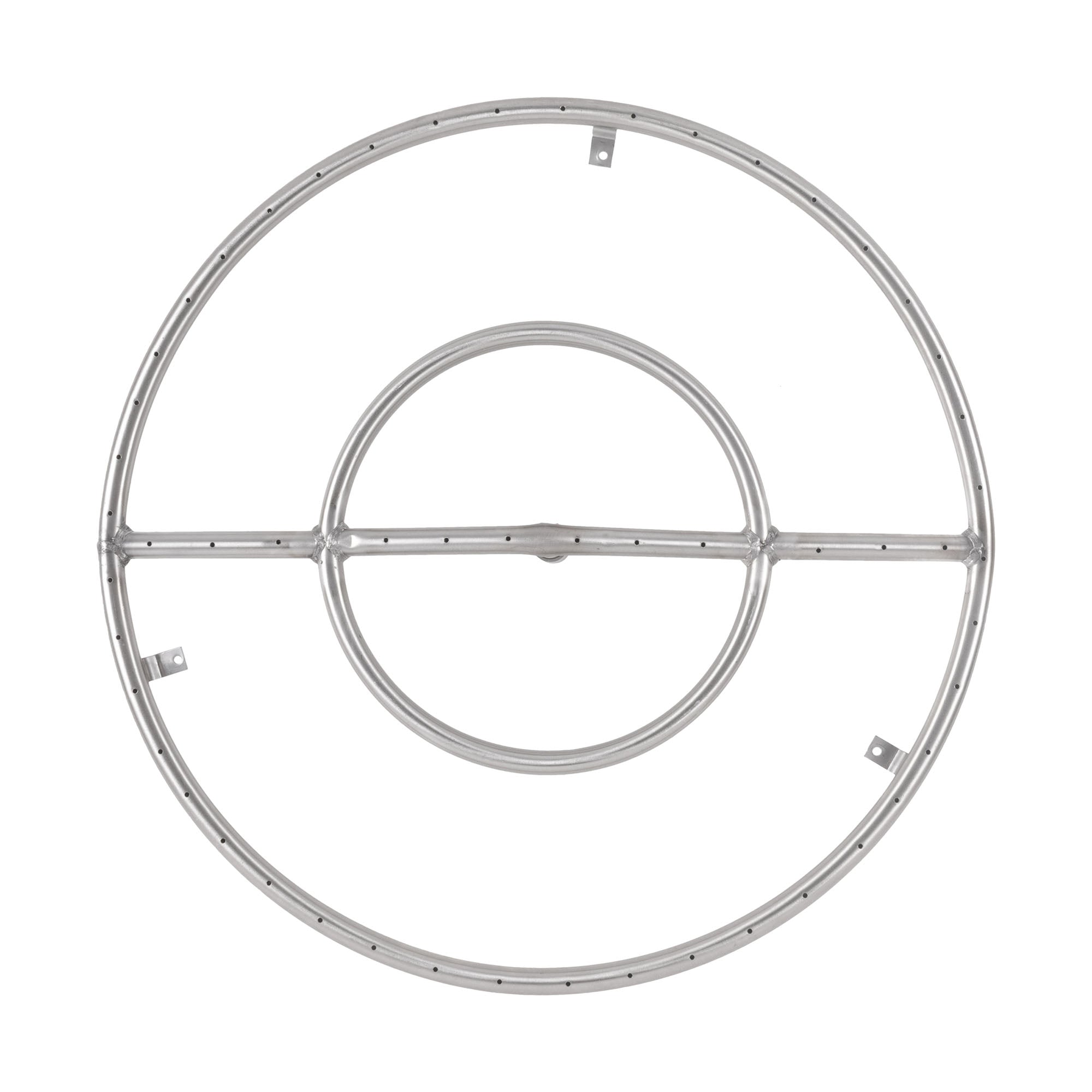 Round Stainless Steel Burner by The Outdoor Plus.