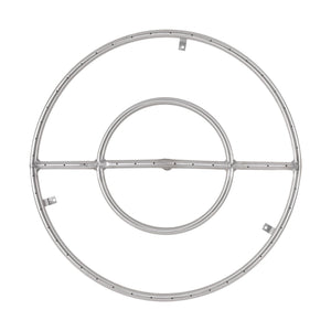 Round Stainless Steel Burner by The Outdoor Plus.