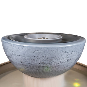 The Outdoor Plus Sedona Self Contained Fire Bowl Unit 360°.