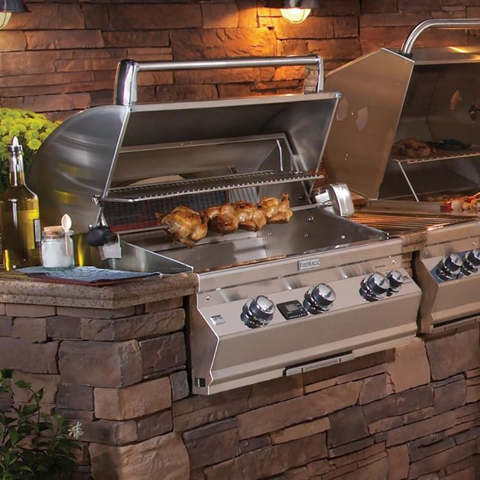 Fire Magic Heavy Duty Grill Rotisserie Kit For Aurora A530 And A430 Series Gas Grills (3603G).