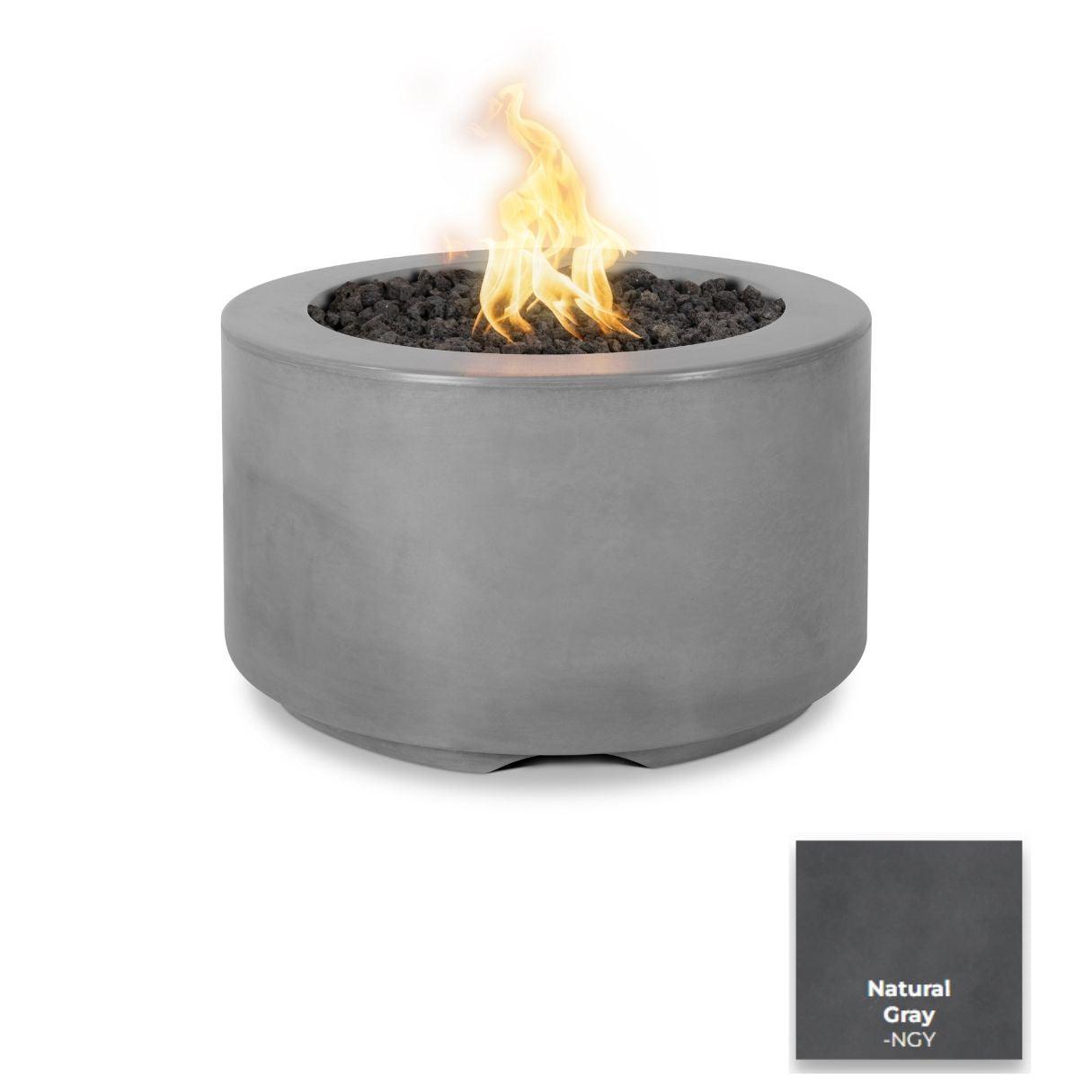 The Outdoor Plus 32" Florence Concrete Fire Pit.