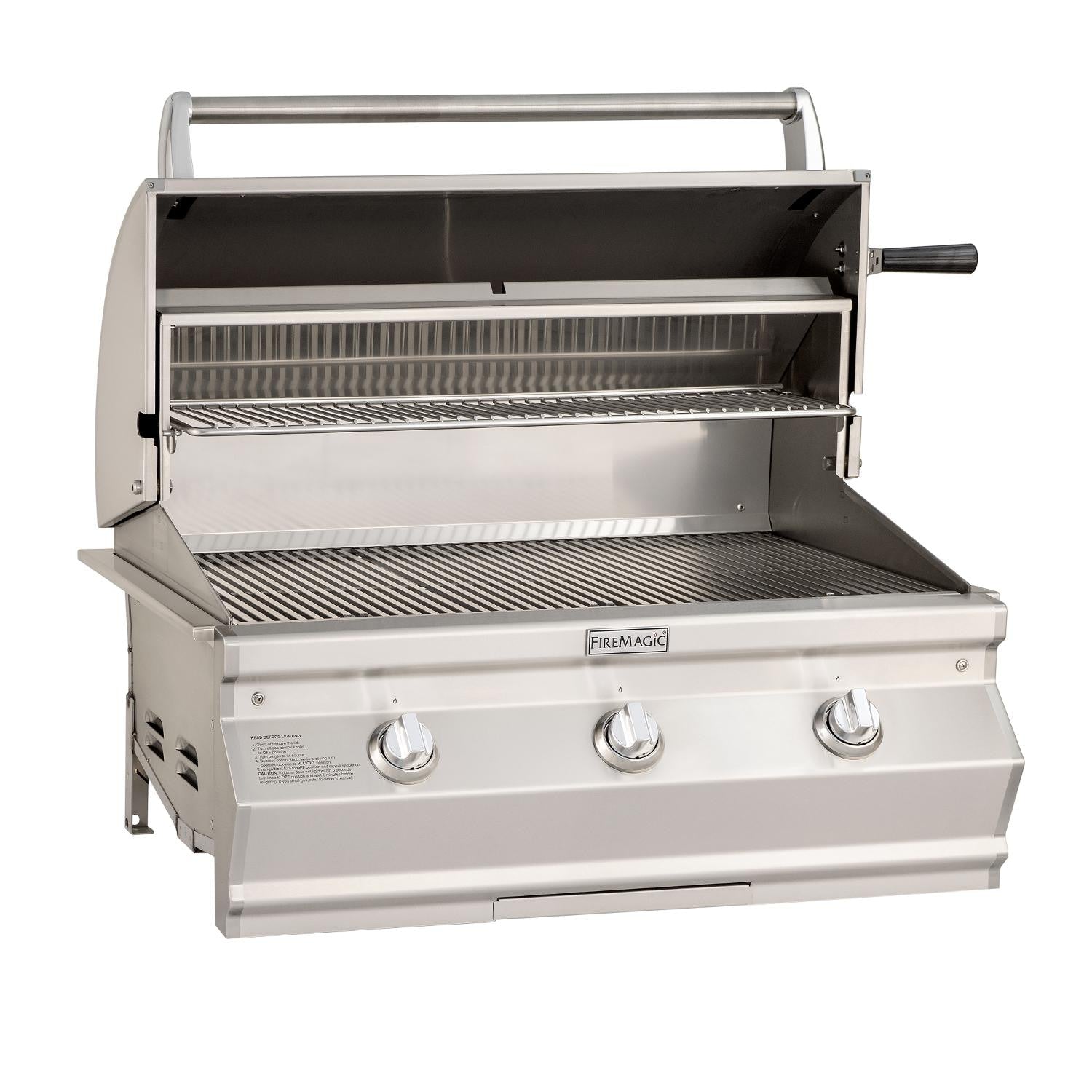 Fire Magic Choice Multi-User Accessible CMA540I 30-Inch Built-In Natural Gas Grill With Analog Thermometer (CMA540I-RT1N).