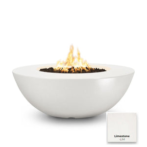 The Outdoor Plus Sedona Wide Ledge Concrete Fire Pit.