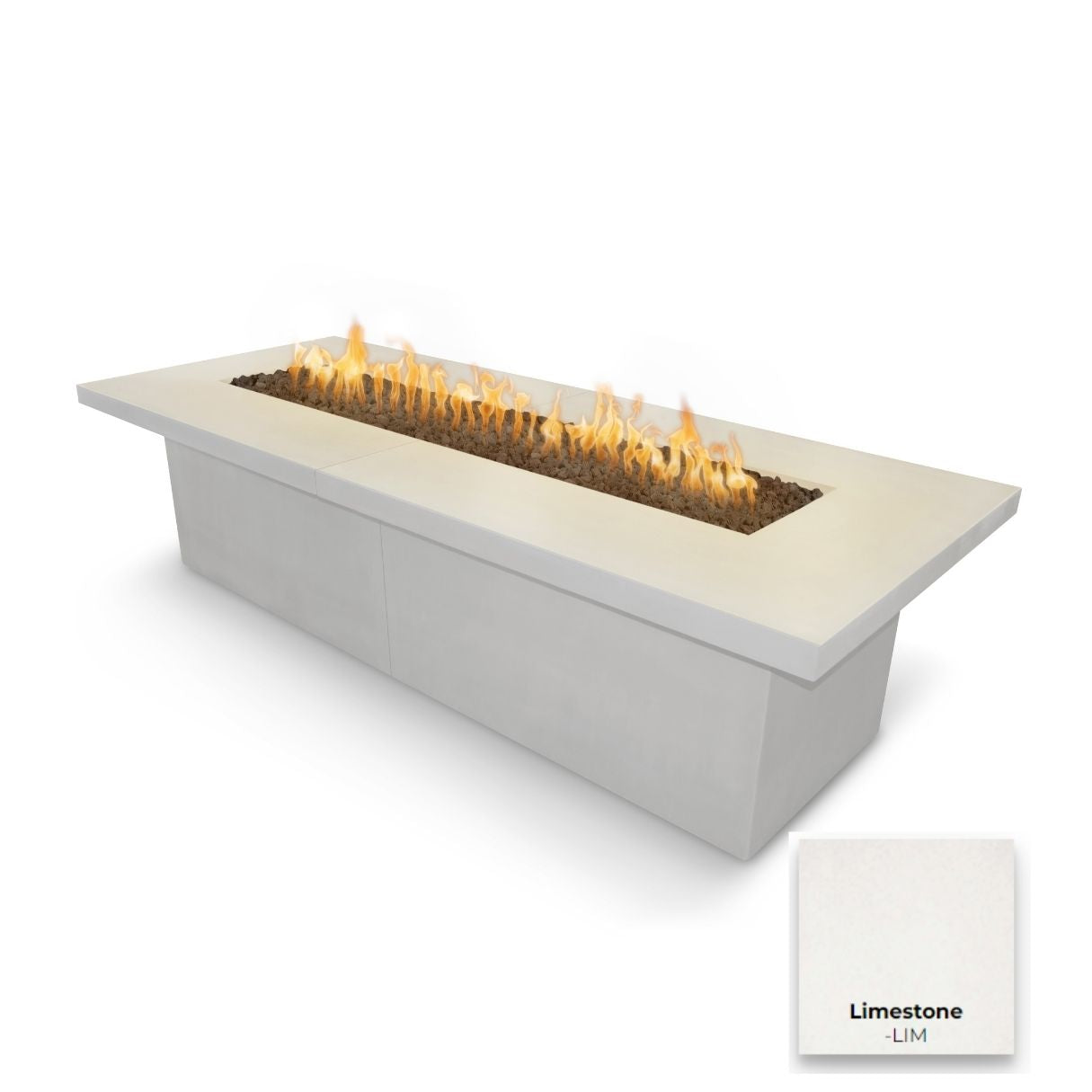 The Outdoor Plus Newport Concrete Fire Table.