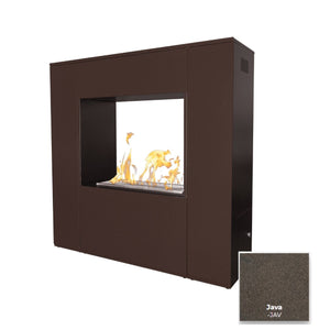 The Outdoor Plus Williams Outdoor Fireplace - Powder Coated Metal.