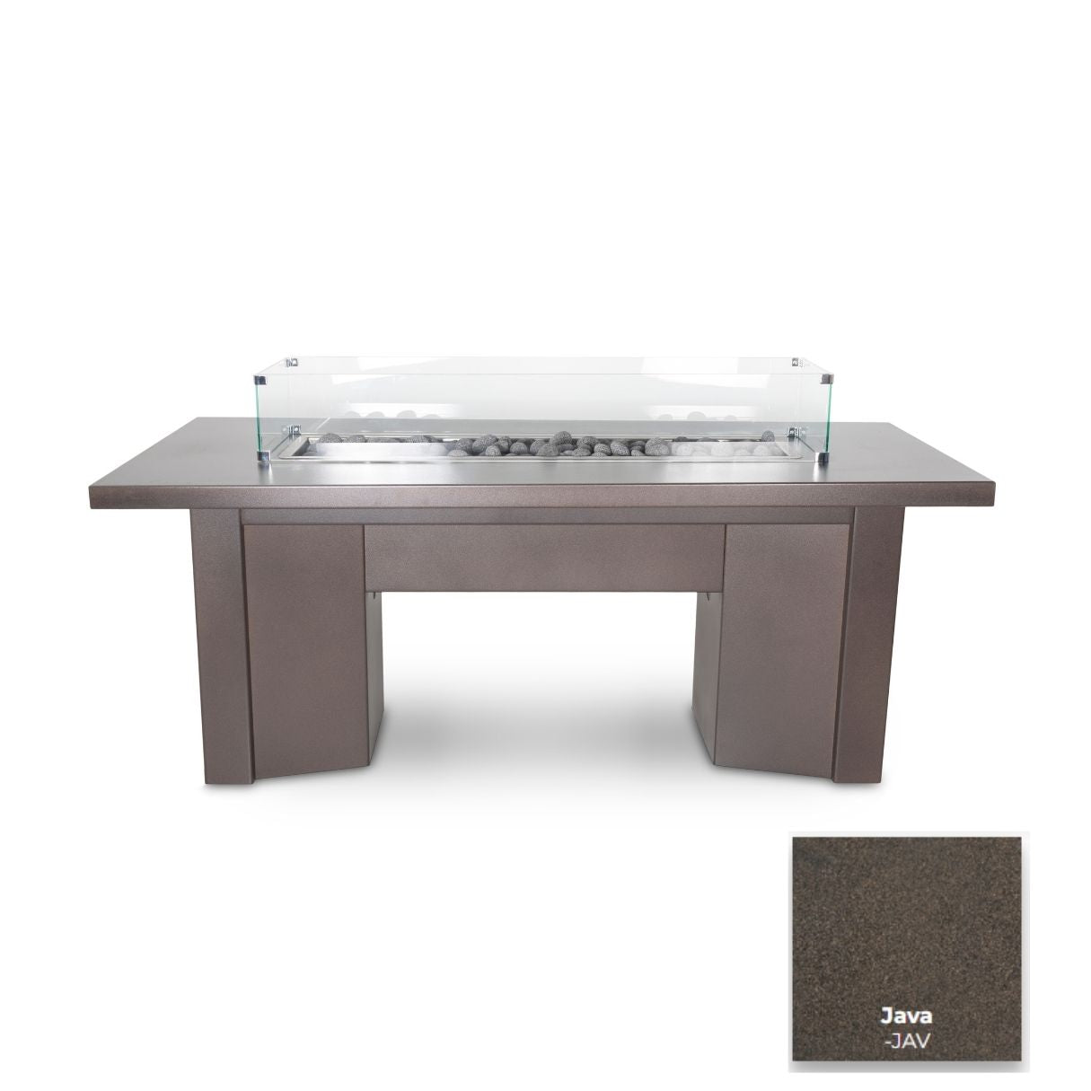 The Outdoor Plus Alameda Powder Coat Steel Fire Table.