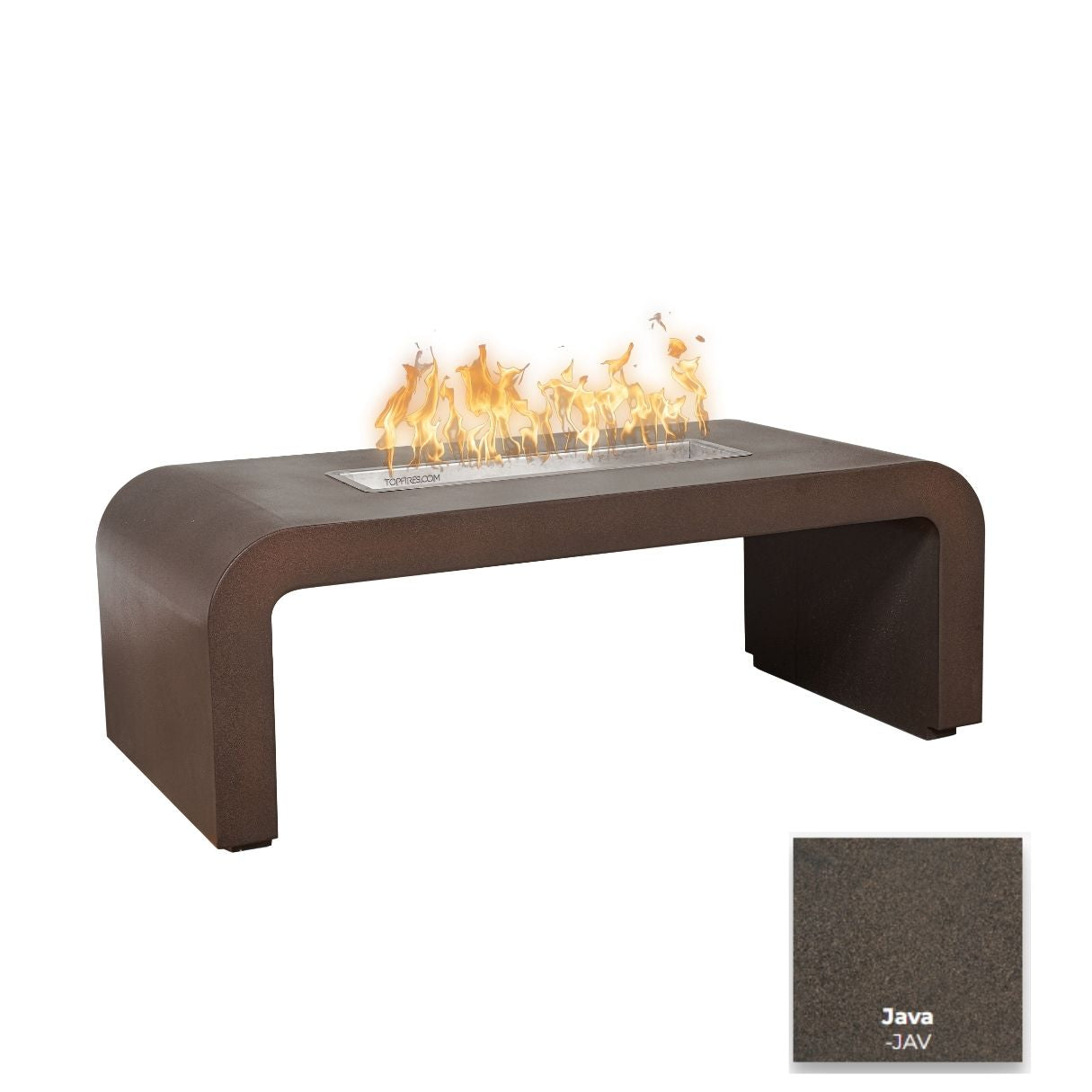 The Outdoor Plus Calabasas Metal Fire Table.