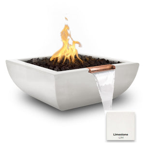 The Outdoor Plus Avalon Concrete Fire & Water Bowl.