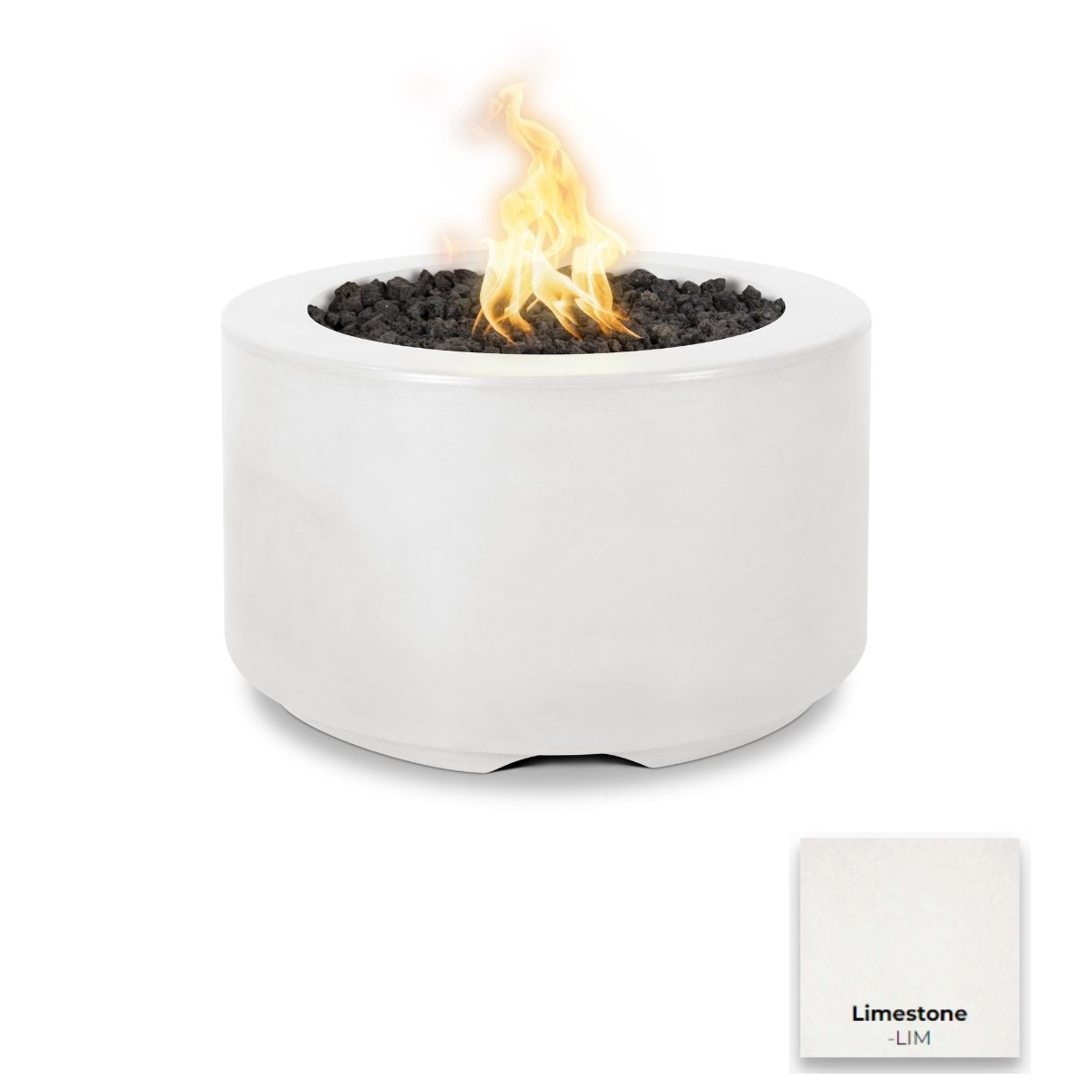 The Outdoor Plus 32" Florence Concrete Fire Pit.