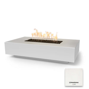 The Outdoor Plus Cabo Linear Concrete Fire Pit.