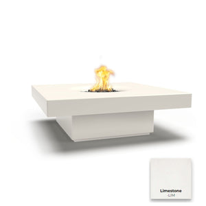 The Outdoor Plus Balboa Concrete Fire Table - 15" Tall.