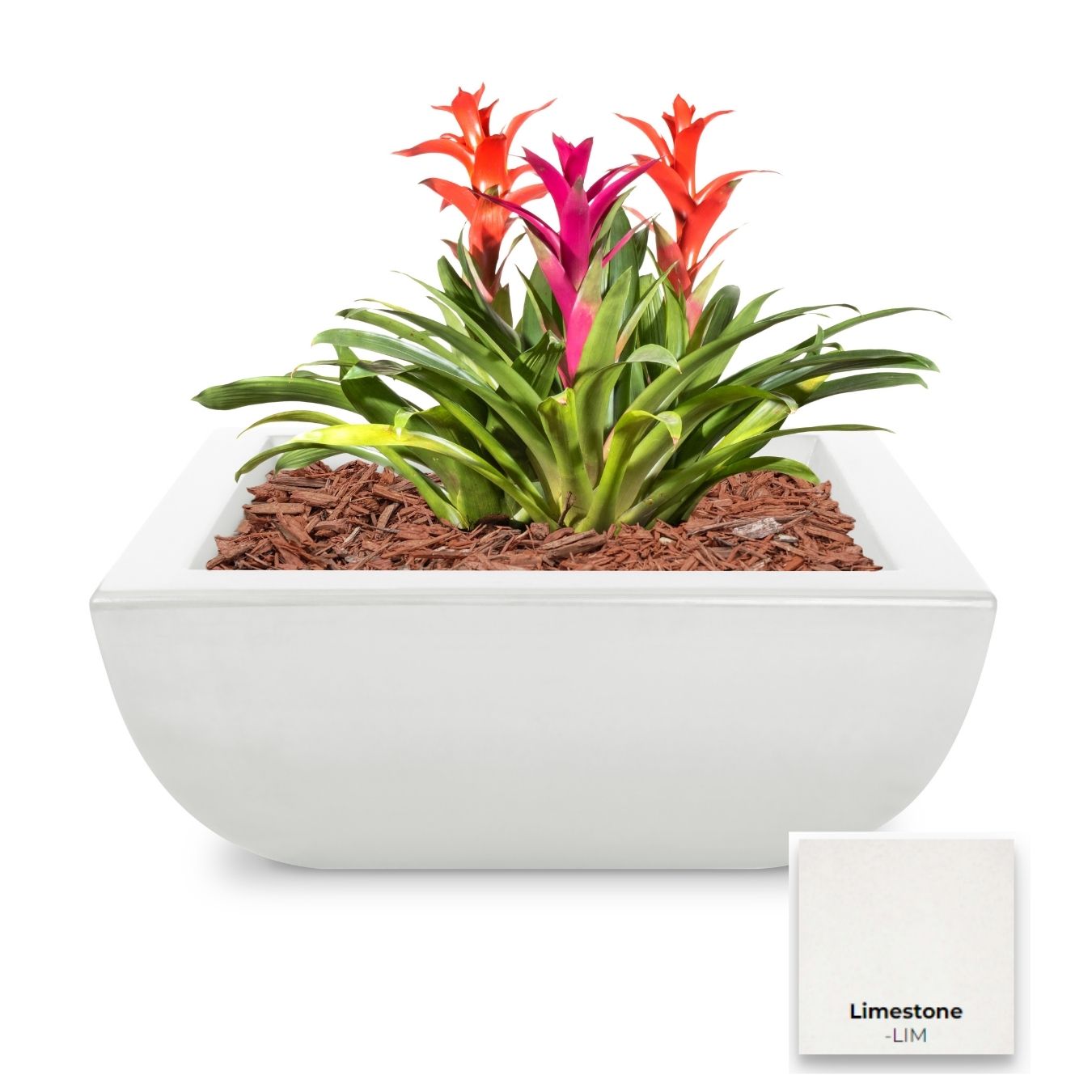 The Outdoor Plus Avalon Concrete Planter Bowl.
