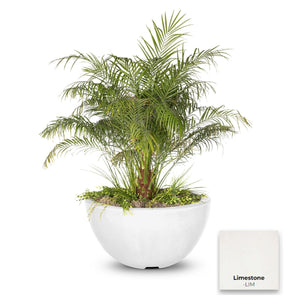 The Outdoor Plus Luna Concrete Planter Bowl.