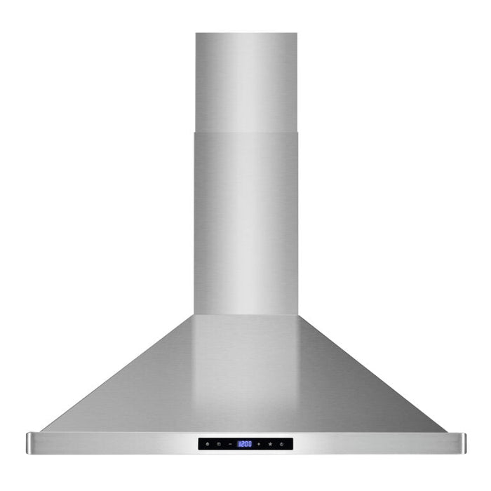 Cosmo Package - 30" Gas Range, Wall Mount Range Hood, Dishwasher, Refrigerator with Ice Maker and Wine Cooler, COS-5PKG-081