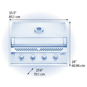 Napoleon Built-in 500 Series 4-Burner Gas Grill - BI32NSS.
