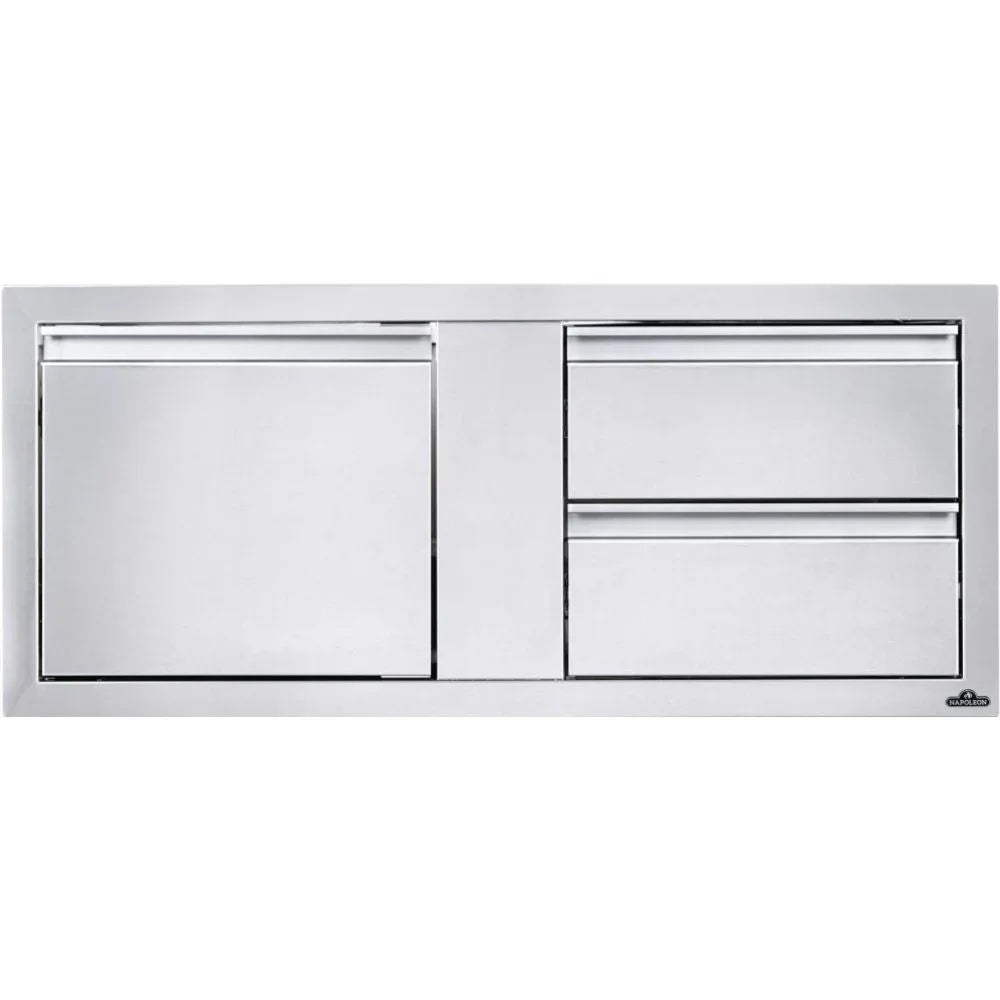 Napoleon BI-4216-1D2DR - 42" x 16" Single Door & Double Drawer Combo.